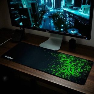 Коврик для компьютерной мыши 70*30см Razer Черный с принтом