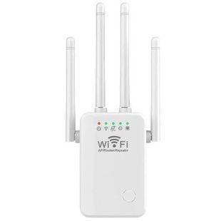 Усилитель сигнала Wi-Fi репитер 300 Mbps на 4 антенны U9 Белый