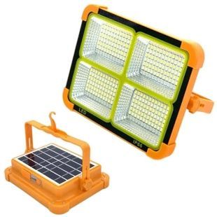 Ліхтар-прожектор із сонячною панеллю Solar IP65 Помаранчевий із чорним