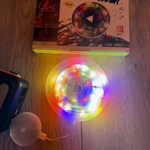 Гірлянда музична 100LED USB 10м SF-4 Мультиколор
