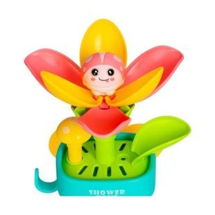 Игрушка для купания Цветочек 18*9*22см Розовый