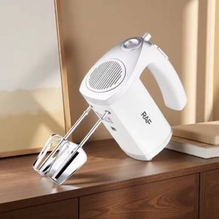 Миксер ручной 800Вт Egg beater R.6663W RAF Белый