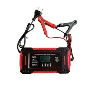 Зарядний пристрій автомобільний 12V Чорний з червоним
