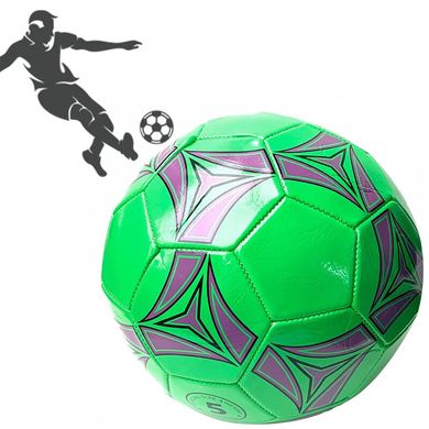 М'яч футбольний PU ламін 891-2 зшитий машинним способом Зелений