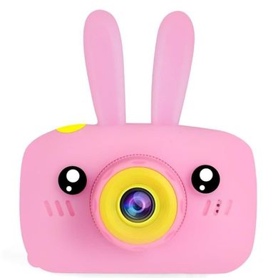 Дитячий фотоапарат Baby Photo Camera Rabbit з автофокусом Х-500 Рожевий