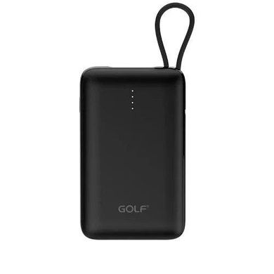 Внешний аккумулятор Golf G74 10000 mAh + переходники Черный