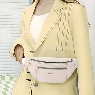 Сумка жіноча бананка Womens backpack XL-1211 Біла