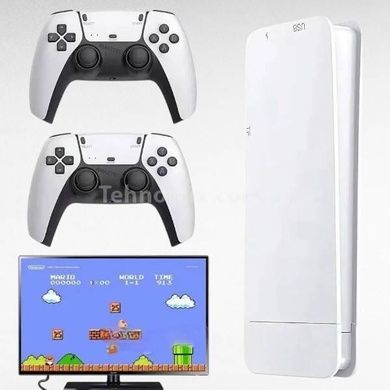 Приставка с джойстиками детская игровая для телевизора 64GB, 20000 игр GM15 4K Белая