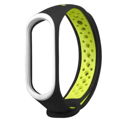 Ремешок mi band 6 black-green