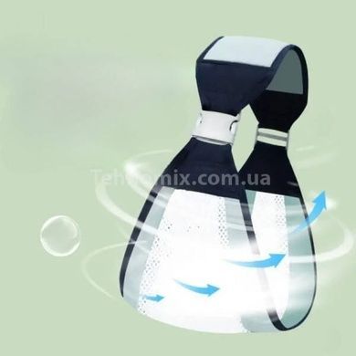 Слинг сумка для младенцев сетчатый 0-36 месяцев Зеленая