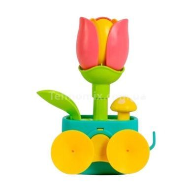 Игрушка для купания Цветочек 18*9*22см Розовый
