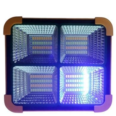 Фонарь-прожектор с солнечной панелью Solar IP65 Оранжевый с черным