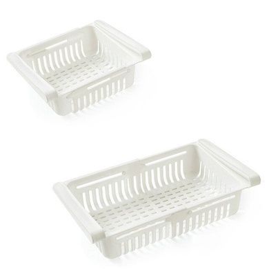 Органайзер в холодильник Strechable Hanging Storage Rack раздвижной Белый