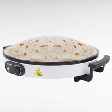 Электрическая блинница с антипригарным покрытием 45см Pancake Maker R.5422 RAF Белая