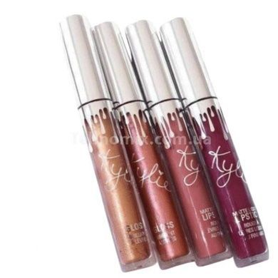 Набір рідких помад 4 шт KYLIE HOLIDAY EDITION LIP KIT