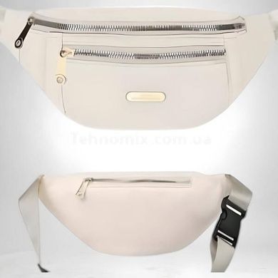 Сумка жіноча бананка Womens backpack XL-1211 Біла