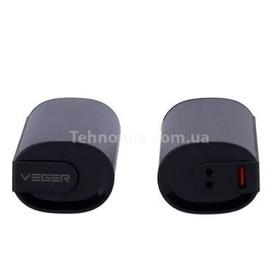 Power bank 5000mAh VEGER Hand Warmer Track Magnetic 2x pieces Черный