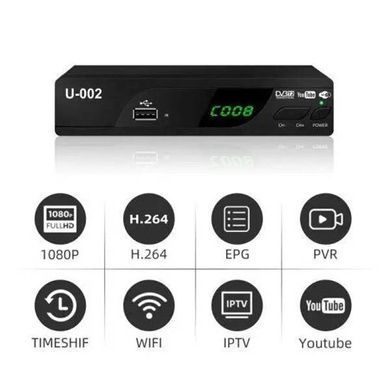 Приставка тюнер Т2 DVB U-002 Full HD