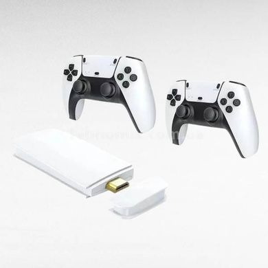 Приставка с джойстиками детская игровая для телевизора 64GB, 20000 игр GM15 4K Белая