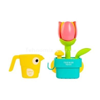 Игрушка для купания Цветочек 18*9*22см Розовый