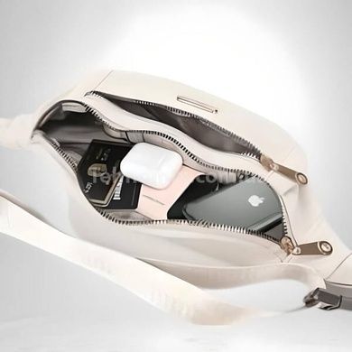 Сумка жіноча бананка Womens backpack XL-1211 Біла