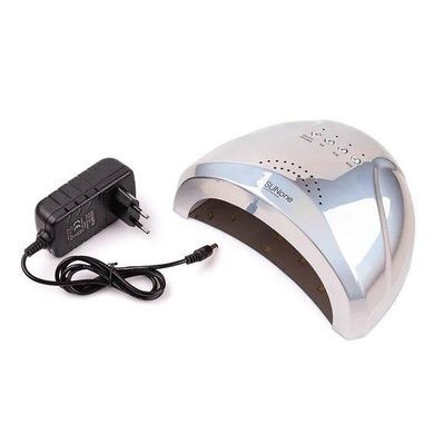 Гибридная лампа Sun One для сушки ногтей UV/LED 48w, Зеркально Серая