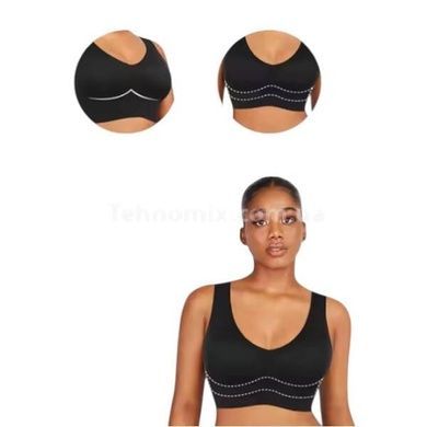Бюстгалтер спортивный ChestSupport Waist And Long L Черный