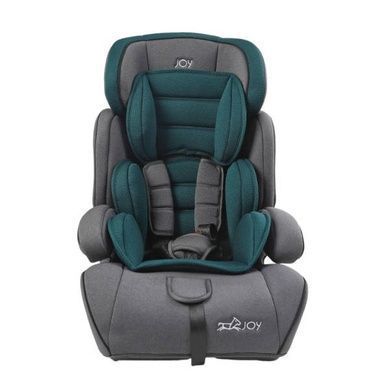 Дитяче автокрісло універсальне від 9-36кг з бустером I/II/III група JOY 1255-72 Сіре з бірюзовим