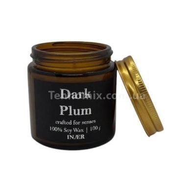 Свічка DARK PLUM, 100 г - глибокий чуттєвий аромат