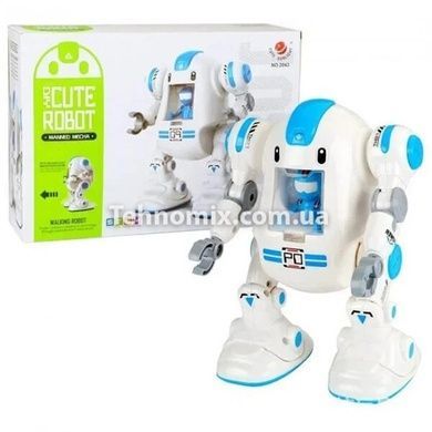 Робот-конструктор интерактивный на батарейках Diy Cute Robot