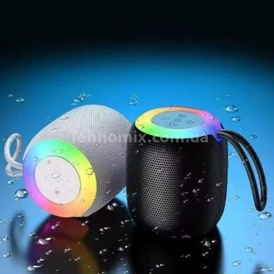 Колонка аккумуляторная Bluetooth с подсветкой SH 309 BT BLK/BLUE/SILVER Серая