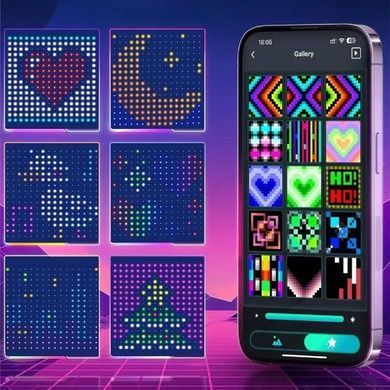 Гірлянда штора SMART 2*2м, 20 ниток по 20 LED з пультом та додатком для смартфона SFK 07APP BT USB Мультиколор