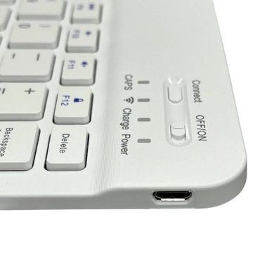 Клавіатура та мишка бездротова Bluetooth KIT Біла