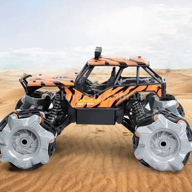 Джип перевертыш радиоуправляемый 4WD с Toy car 3855 Черный с желтым