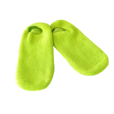 Зволожуючі гелеві шкарпетки для педикюру SPA Gel Socks № G09-12 салатові від 20 до 28см