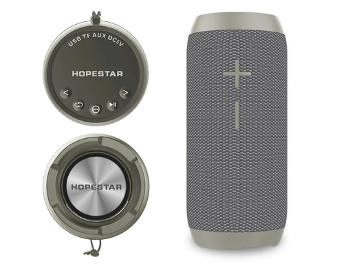 Портативна Bluetooth колонка Hopestar P7 Сіра