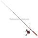 Складна міні вудка 100 см Fish Anywhere, Anytime, Best gift for Fishing Червона