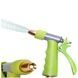 Насадка для полива с комплектом соединителей HIGH PRESSURE WASHING WATER GUN Салатовая