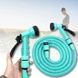 Шланг поливальний 15м, що розтягується з насадкою для поливу EXPANDABLE GARDEN HOSE K-50FT Бірюзовий