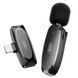 Микрофон петличный XO MKF08B Lightning wireless Collarclip Черный