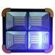 Фонарь-прожектор с солнечной панелью Solar IP65 Оранжевый с черным