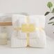 Набор полотенец 2шт 145*80см и 75*35см Towel blanket 521-2415 Белый
