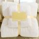 Набор полотенец 2шт 145*80см и 75*35см Towel blanket 521-2415 Белый