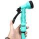 Шланг поливальний 15м, що розтягується з насадкою для поливу EXPANDABLE GARDEN HOSE K-50FT Бірюзовий