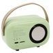 Караоке з мікрофоном на акумуляторі Ретро Bluetooth Зелений