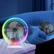 Вентилятор настольный аккумуляторный с подсветкой LED RGB, TYPE-C VU-04/JKJ-103 Белый