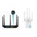 Усилитель сигнала Wi-Fi репитер 300 Mbps на 4 антенны U9 Белый