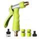 Насадка для полива с комплектом соединителей HIGH PRESSURE WASHING WATER GUN Салатовая