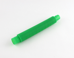 Розвиваюча дитяча іграшка антистрес Pop Tube 20 см Зелена