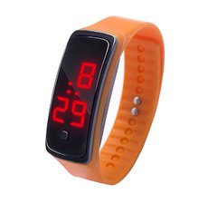 Наручные часы-браслет Led Watch Оранжевые
